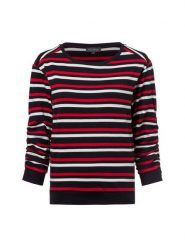 Franco Callegari Bluza Kobiety Bawełna czarny|czerwony, XL. Czarne bluzy damskie Franco Callegari, xl, bez wzorów, z bawełny, bez kaptura. Za 199.95 zł.