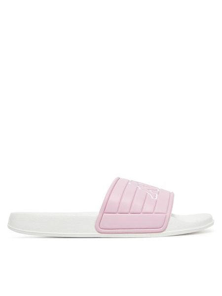 Kappa Klapki CEO-SS24-W2 Różowy. Czerwone klapki damskie Kappa, bez wzorów, z syntetyku, bez obcasa, bez zapięcia. Za 79.99 zł.