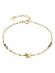 Luxenter Bransoletka z elementem ozdobnym rozmiar: onesize. Żółte bransoletki damskie Luxenter, srebrne. Za 69.99 zł.