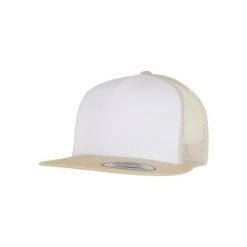 Czapka Trucker Flexfit Classic. Białe czapki z daszkiem damskie FLEXFIT, bez wzorów. Za 104.50 zł.