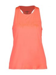 CMP Top funkcyjny w kolorze pomarańczowym rozmiar: 40. Pomarańczowe koszulki sportowe damskie CMP, bez wzorów, z materiału, bez ramiączek. Za 56.79 zł.