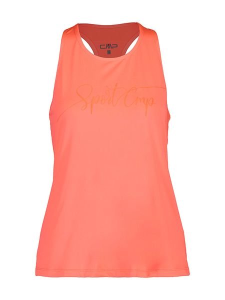 CMP Top funkcyjny w kolorze pomarańczowym rozmiar: 40. Pomarańczowe koszulki sportowe damskie CMP, bez wzorów, z materiału, bez ramiączek. Za 56.79 zł.