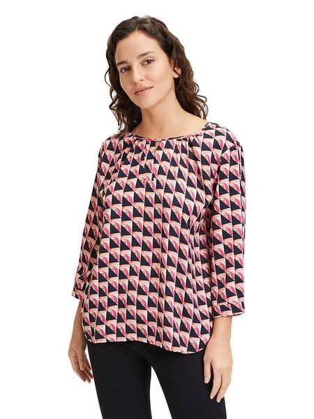 Betty Barclay Bluzka w kolorze różowo-granatowym rozmiar: 38. Niebieskie bluzki damskie Betty Barclay, bez wzorów, bez kołnierzyka, bez ramiączek. Za 70.41 zł.