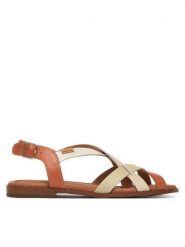 Pikolinos Sandały Algar W0X-0556C7 Pomarańczowy. Brązowe sandały damskie Pikolinos, bez wzorów, ze skóry, bez obcasa, na płaskiej podeszwie, bez zapięcia. Za 449.99 zł.