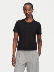 KARL LAGERFELD T-Shirt B2W17094 Czarny Regular Fit. Czarne t-shirty damskie KARL LAGERFELD, xs, bez wzorów, z bawełny, bez kołnierzyka. Za 259.99 zł.
