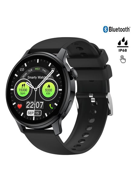 SmartCase Smartwatch w kolorze czarnym rozmiar: onesize. Czarne zegarki damskie SmartCase, sztuczne. Za 200.95 zł.
