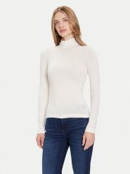 Guess Golf W4BP14 KCGM2 Écru Slim Fit. Golfy damskie Guess, m, z aplikacjami, z syntetyku, bez ramiączek. Za 219.99 zł.