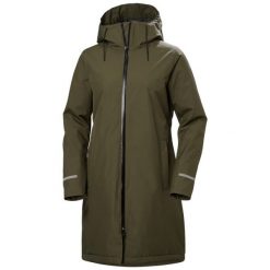 Kurtka damska Helly Hansen Aspire Rain. Zielone kurtki damskie Helly Hansen, bez wzorów, bez kaptura. W wyprzedaży za 818.50 zł.