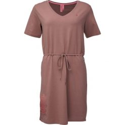 Elegancka Sukienka Abzoka PRP L - Luksus i Wygoda. Fioletowe sukienki damskie ZSPORT, bez wzorów, z bawełny, eleganckie, bez ramiączek. Za 155.99 zł.