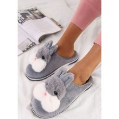 Szare Kapcie Chloraleia. Szare kapcie damskie Renee, z dresówki. Za 24.99 zł.