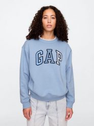 GAP Bluza w kolorze błękitnym rozmiar: L. Niebieskie bluzy damskie GAP, l, bez wzorów, bez kaptura. Za 118.56 zł.