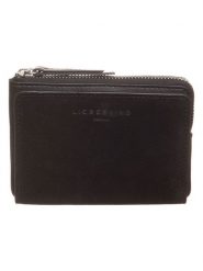 LIEBESKIND BERLIN Skórzany portfel w kolorze czarnym - 13 x 9 x 2 cm rozmiar: onesize. Czarne portfele damskie Liebeskind Berlin, bez wzorów, z materiału. Za 223.99 zł.