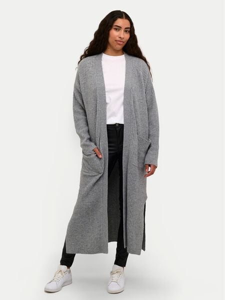 Kaffe Kardigan Rinya 10508958 Szary Regular Fit. Szare kardigany damskie Kaffe, xs, bez wzorów, z syntetyku. Za 189.99 zł.
