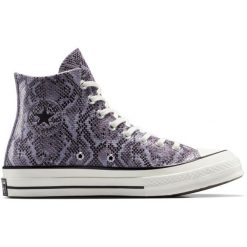 Buty sportowe Converse Chuck 70. Fioletowe obuwie sportowe damskie Converse, z syntetyku, bez zapięcia. Za 443.99 zł.