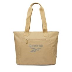 Torebka Reebok. Brązowe shopper bag Reebok, bez wzorów, bez dodatków. Za 79.99 zł.