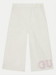 Guess Spodnie dresowe K5RQ11 KA6R4 Écru Regular Fit. Spodnie dresowe dziewczęce Guess, z aplikacjami, z bawełny. Za 89.99 zł.