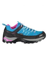 CMP Buty trekkingowe "Rigel" w kolorze niebiesko-czarnym rozmiar: 38. Niebieskie obuwie trekkingowe damskie CMP, z materiału, bez zapięcia. Za 277.80 zł.