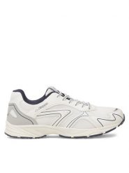 Kappa Sneakersy Logo Spack 361Q1DW-A07 Biały. Białe obuwie sportowe damskie Kappa, z materiału, bez zapięcia. W wyprzedaży za 135.99 zł.