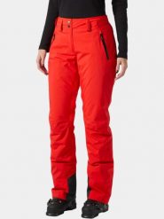 Spodnie Narciarskie Damskie Helly Hansen Legendary Ins. Czerwone spodnie sportowe damskie Helly Hansen, na zimę, m, bez wzorów, z materiału, narciarskie, Primaloft. Za 687.20 zł.