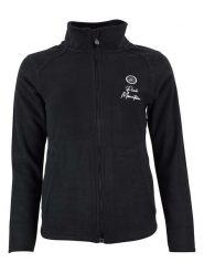 Peak Mountain Kurtka polarowa "Adaro" w kolorze czarnym rozmiar: XL. Czarne kurtki damskie Peak Mountain, xl, bez wzorów, z polaru, bez kaptura. Za 113.99 zł.