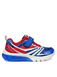 Geox Sneakersy J Ciberdron J55LBH 014CE C0833 D Niebieski. Niebieskie buty sportowe chłopięce Geox, ze skóry, bez zapięcia. Za 199.99 zł.