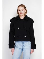 ASSUILI Kurtka przjściowa w kolorze czarnym rozmiar: 36. Czarne kurtki damskie Assuili, bez wzorów, bez kaptura. Za 382.99 zł.