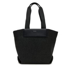 Torebka Calvin Klein. Czarne shopper bag Calvin Klein, bez dodatków. Za 489.99 zł.