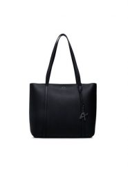 Armani Exchange Torebka 942930 CC726 28621 Czarny. Czarne shopper bag Armani Exchange, ze skóry, bez dodatków. Za 449.99 zł.