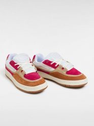 Vans Skórzane sneakersy "Speed LS" w kolorze różowo-jasnobrązowo-białym rozmiar: 41. Brązowe obuwie sportowe damskie Vans, bez zapięcia. Za 167.28 zł.