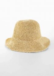 Kapelusz przeciwsłoneczny ze słomki papierowej. Brązowe kapelusze damskie bonprix, bez wzorów, eleganckie. Za 67.99 zł.