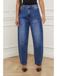 L'armoire de Suzette Dżinsy - Mom fit - w kolorze niebieskim rozmiar: 40. Niebieskie jeansy damskie L'armoire de Suzette, z podwyższonym stanem. Za 187.07 zł.