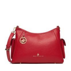 Torebka Beverly Hills Polo Club. Czerwone listonoszki damskie Beverly Hills Polo Club, bez wzorów, bez dodatków. Za 219.99 zł.