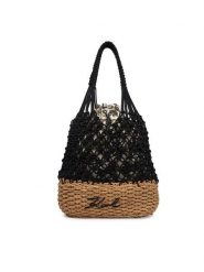 KARL LAGERFELD Torebka B2W46071 Czarny. Czarne torebki klasyczne damskie KARL LAGERFELD, z materiału, bez dodatków. Za 649.99 zł.