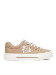 DC Shoes Tenisówki CEO-SS25-3C098 Beżowy. Brązowe obuwie sportowe damskie DC Shoes, bez wzorów, z materiału, bez zapięcia. Za 219.99 zł.