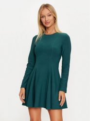 Marciano Guess Sukienka koktajlowa 4BGK22 6302A Zielony Regular Fit. Zielone sukienki damskie Marciano Guess, z aplikacjami, z syntetyku, wizytowe, bez ramiączek. Za 419.99 zł.