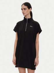 DKNY Sport Sukienka codzienna DP5D4895 Czarny Regular Fit. Czarne sukienki damskie DKNY Sport, bez wzorów, z syntetyku, sportowe, bez ramiączek. Za 219.99 zł.