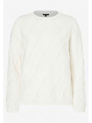 More & More Sweter w kolorze kremowym rozmiar: 46. Brązowe swetry klasyczne damskie More & More, bez kołnierzyka. Za 99.80 zł.