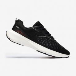 Buty do biegania damskie Kiprun Jogflow 100.1. Białe obuwie sportowe damskie KALENJI, z kauczuku, bez zapięcia, do biegania. Za 99.99 zł.