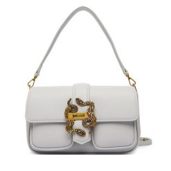 Torebka Just Cavalli. Szare torebki klasyczne damskie Just Cavalli, bez dodatków. Za 829.99 zł.