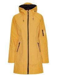 Ilse Jacobsen Płaszcz softshellowy w kolorze żółtym rozmiar: 40. Żółte płaszcze damskie Ilse Jacobsen, bez wzorów, bez kaptura. Za 351.45 zł.