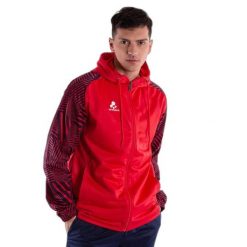 Kurtka z dresu Piu Adrenalina 3304 Jason. Czerwone kurtki damskie PIU ADRENALINA, xl, bez wzorów, z dresówki, bez kaptura. Za 249.50 zł.