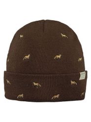 Barts Czapka "Vinson" w kolorze brązowym rozmiar: onesize. Brązowe czapki damskie Barts, z aplikacjami, ze splotem. Za 109.00 zł.