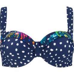 Biustonosz bikini na fiszbinach bonprix niebieski. Niebieskie bikini bonprix. Za 59.99 zł.