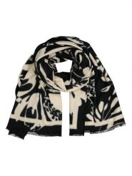 Pieces Szal w kolorze kremowo-czarnym rozmiar: onesize. Brązowe szaliki damskie Pieces, bez wzorów, z materiału. Za 60.99 zł.