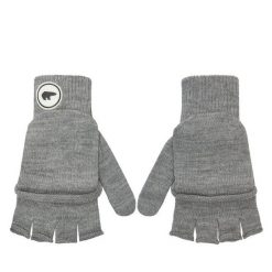 Rękawiczki Damskie Eisbär. Szare rękawiczki damskie Eisbär, bez wzorów, z dzianiny. Za 259.99 zł.