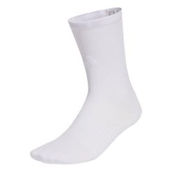 SKARPETY CYCLING. Białe skarpetki damskie Adidas, bez wzorów, z elastanu. Za 64.95 zł.