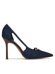 Aldo Szpilki Herbey 14403561 Granatowy. Niebieskie szpilki damskie ALDO, bez wzorów, z materiału, bez obcasa, na szpilce, bez zapięcia. Za 339.99 zł.