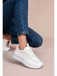 Foreverfolie Sneakersy w kolorze białym rozmiar: 38. Białe obuwie sportowe damskie Foreverfolie, bez zapięcia. Za 105.38 zł.