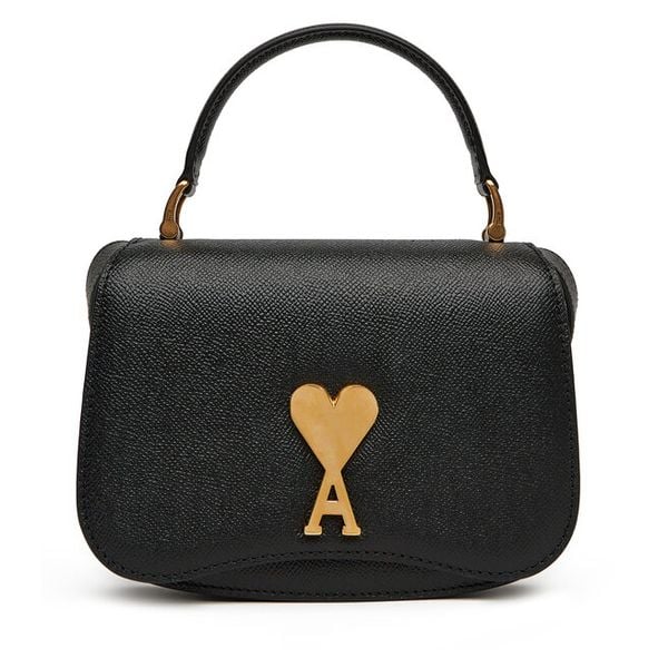 Torebka AMI Paris. Czarne torebki klasyczne damskie AMI PARIS, bez dodatków. Za 5,129.00 zł.