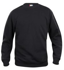 Clique Basic Roundneck Junior bluza junior czarna, trwały materiał – black. Czarne bluzy damskie CLIQUE, bez wzorów, z bawełny, bez kaptura. Za 132.44 zł.